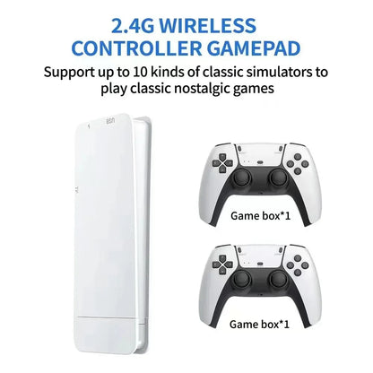 4K TV Game Stick M15 Video Game Console Built-In 40000+/50000 Games 128G Handheld Game Player Wireless Controller Retro Gamepad